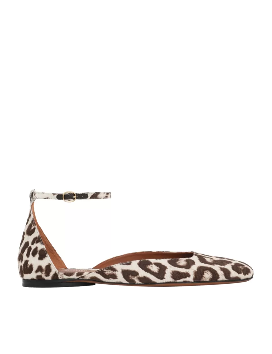 ZIMMERMANN Accessories | Shoes< Gleam Ballerina Chocolate Leopard