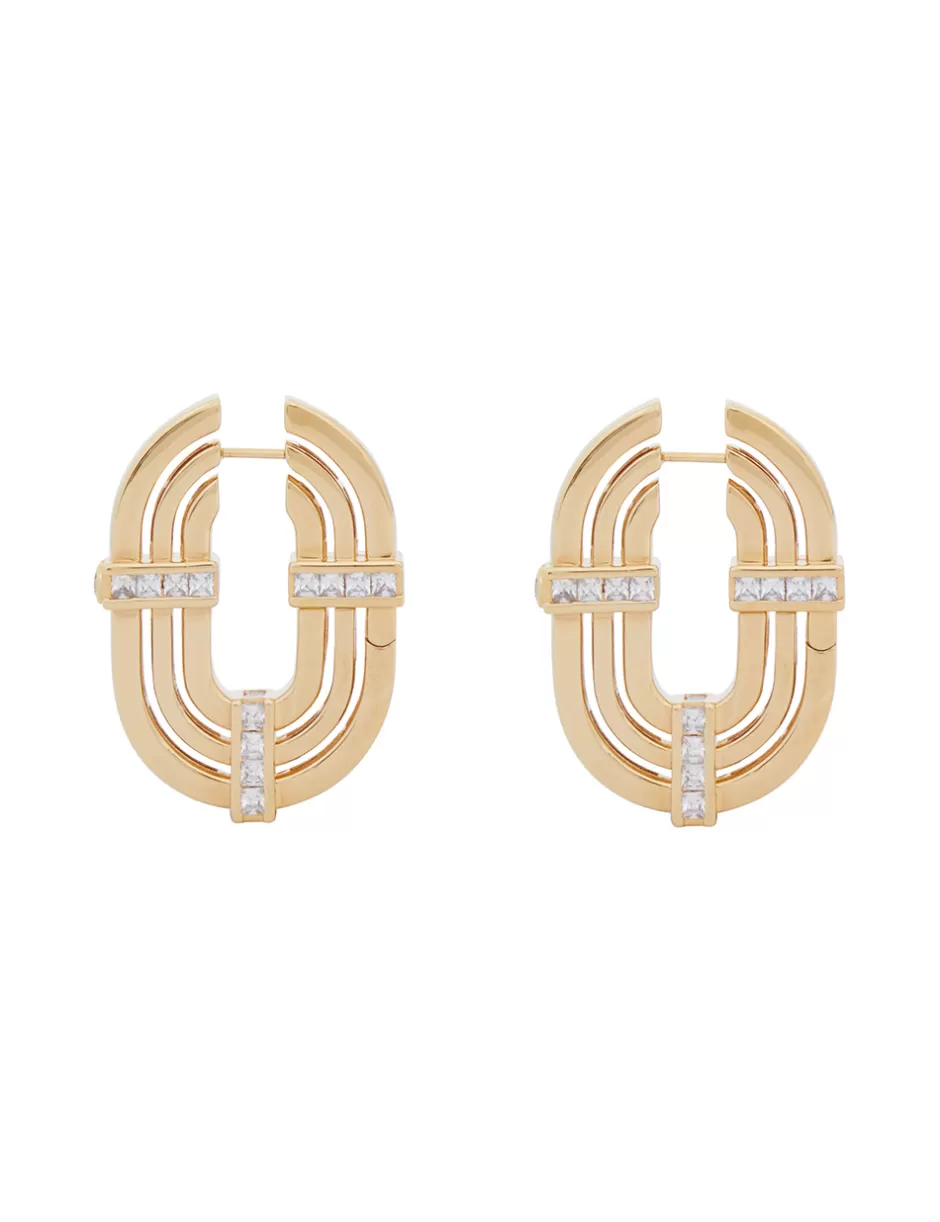 ZIMMERMANN Accessories | Jewellery< Halo Oval Hoops Gold