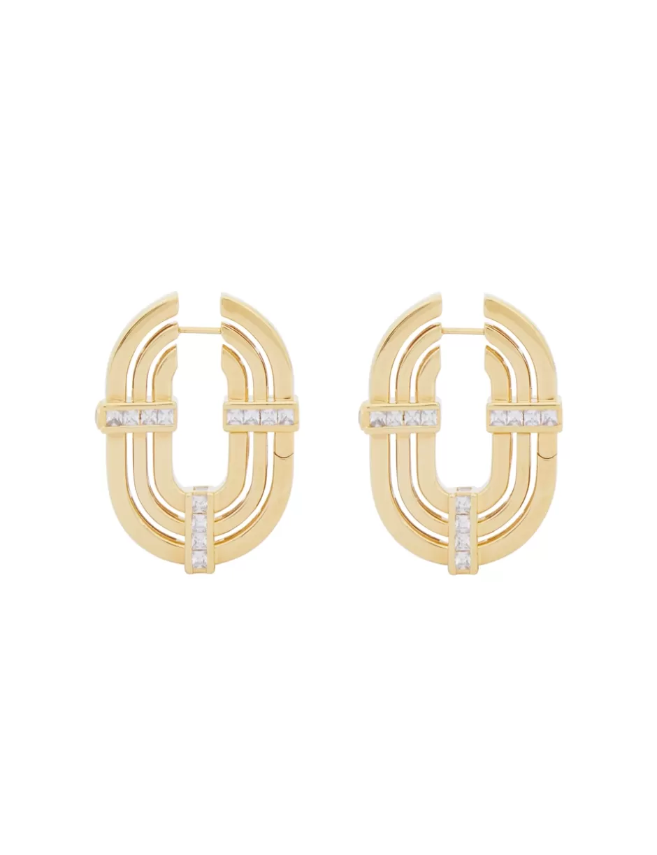 ZIMMERMANN Accessories | Jewellery< Halo Oval Hoops Gold