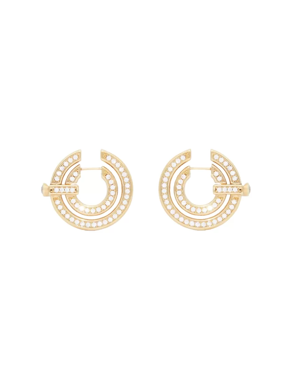 ZIMMERMANN Accessories | Jewellery< Halo Pave Hoops Gold