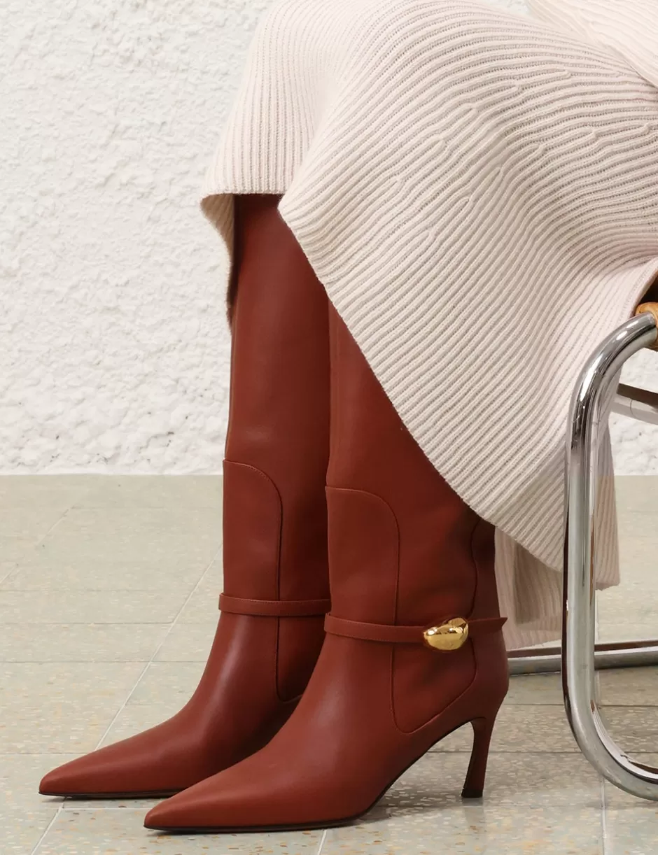 ZIMMERMANN Accessories | Shoes< Harlow Boot 65 Tan