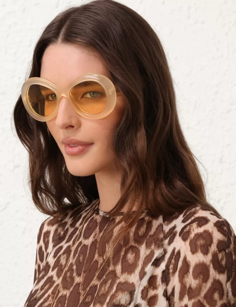 ZIMMERMANN Accessories | Sunglasses< Jay Oversize Lemon