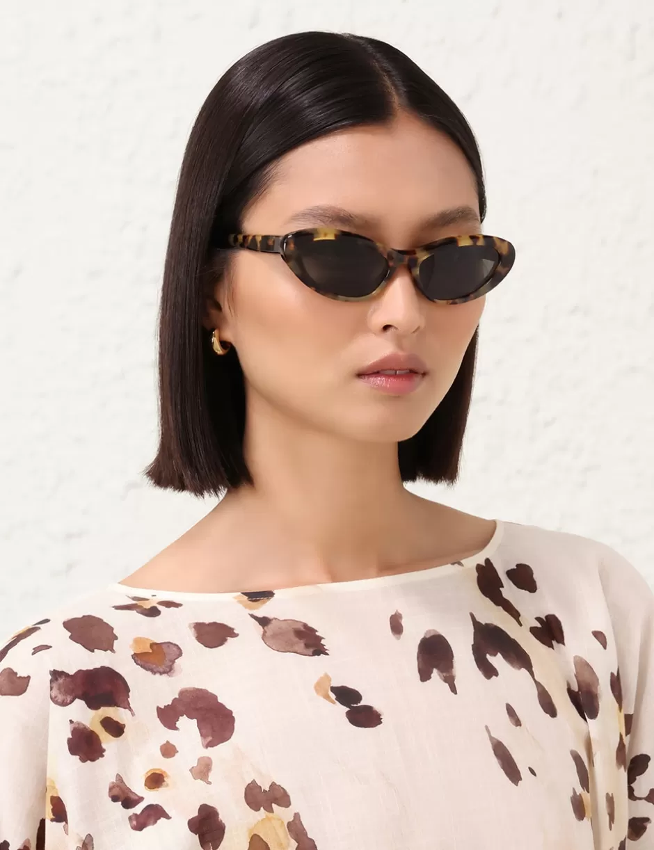 ZIMMERMANN Accessories | Sunglasses< Liv Cateye Havana