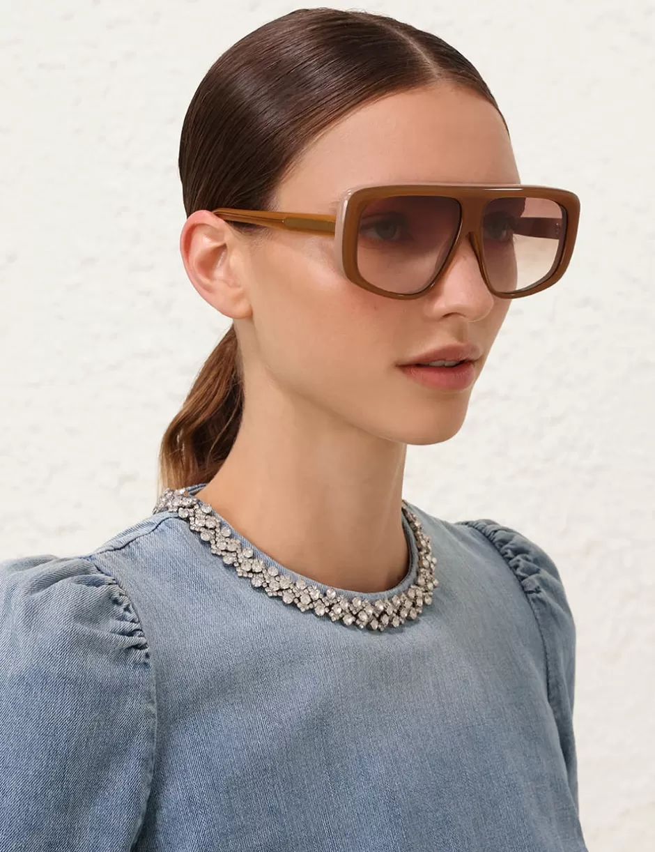 ZIMMERMANN Accessories | Sunglasses< Liv Mask Caramel