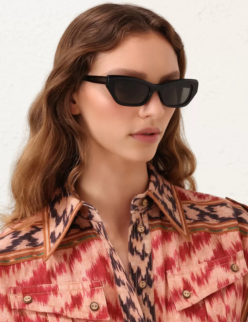 ZIMMERMANN Accessories | Sunglasses< Liv Square Black