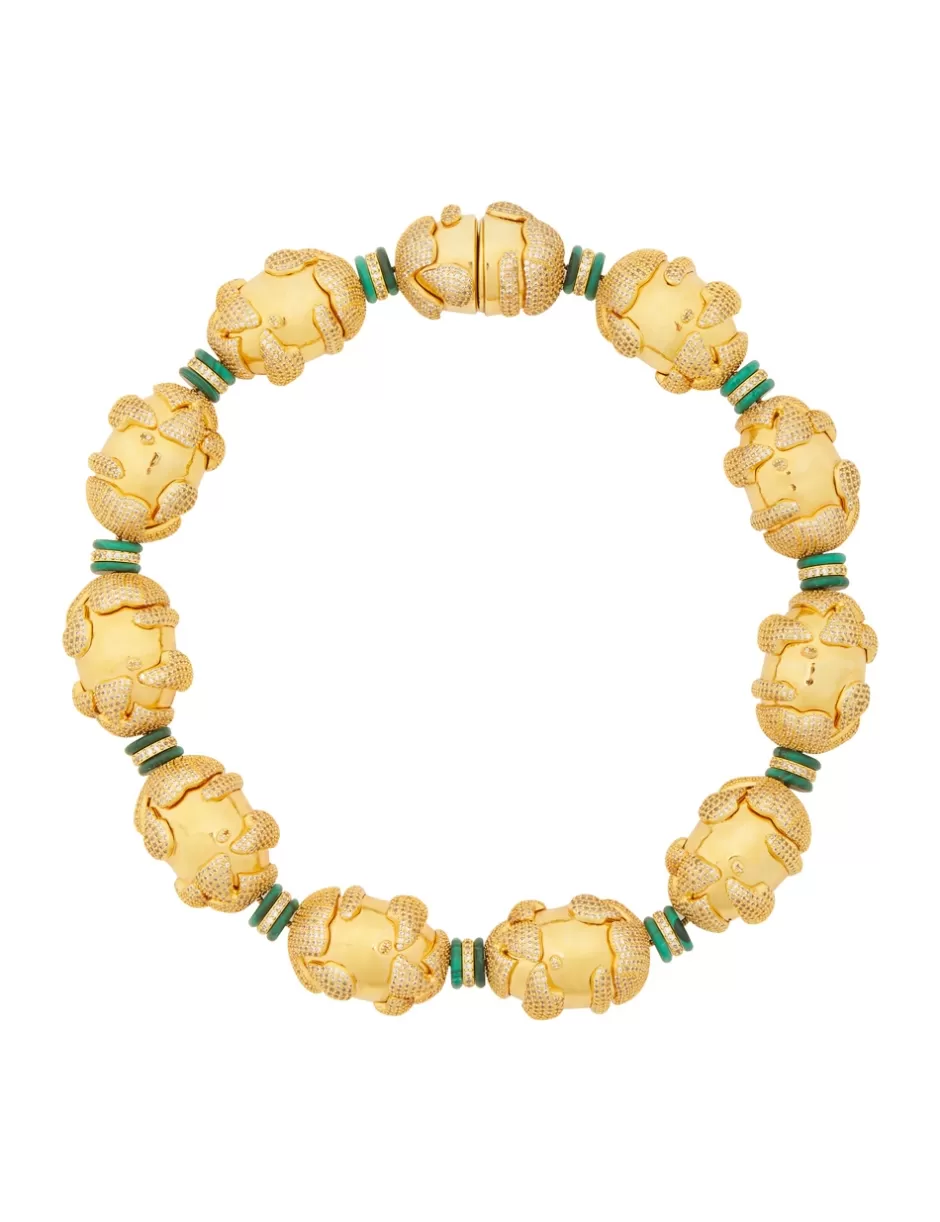 ZIMMERMANN Jewellery | Necklaces< Midnight Choker Gold Malachite