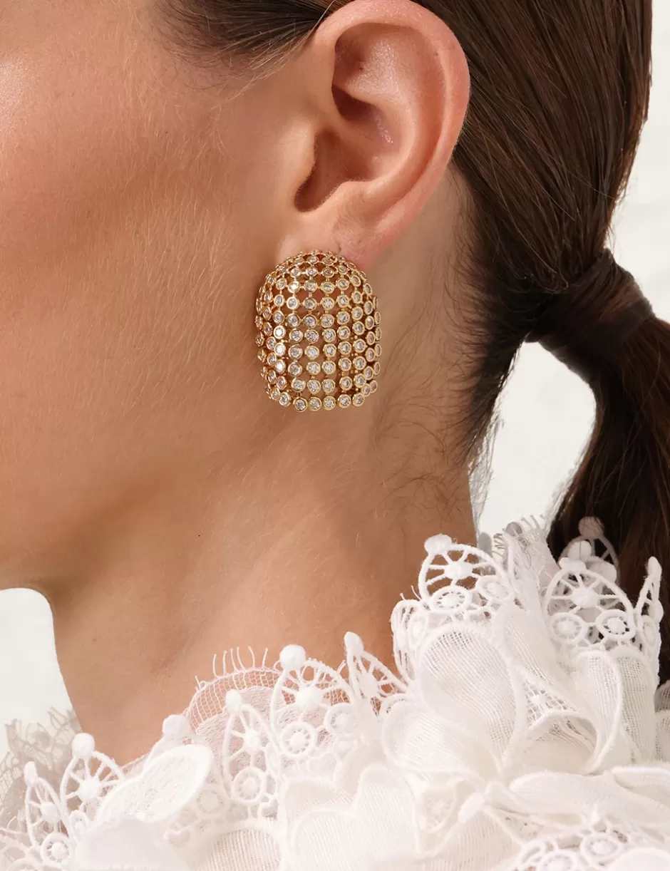 ZIMMERMANN Accessories | Jewellery< Nova Fringe Studs Gold