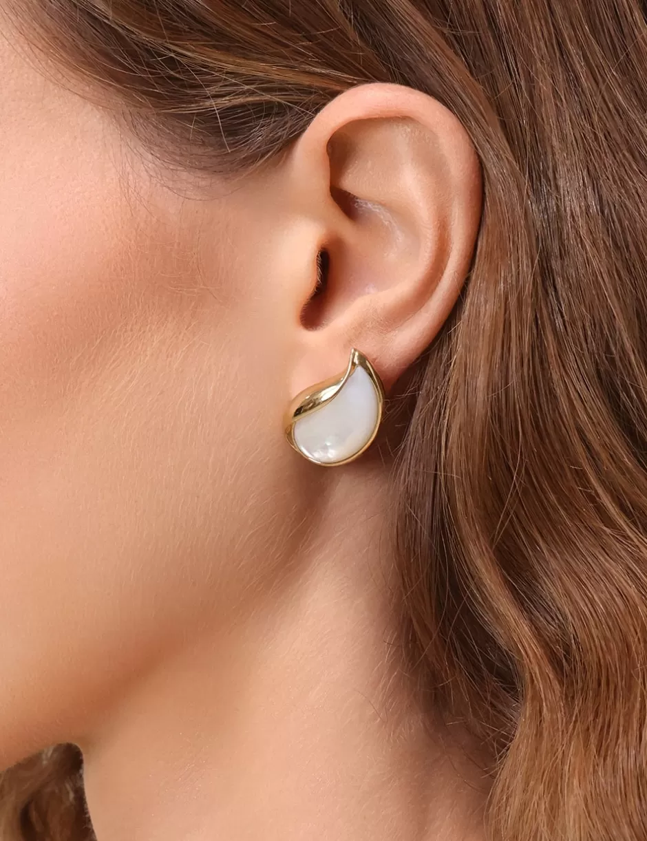 ZIMMERMANN Accessories | Jewellery< Nova Pearl Studs Gold Pearl