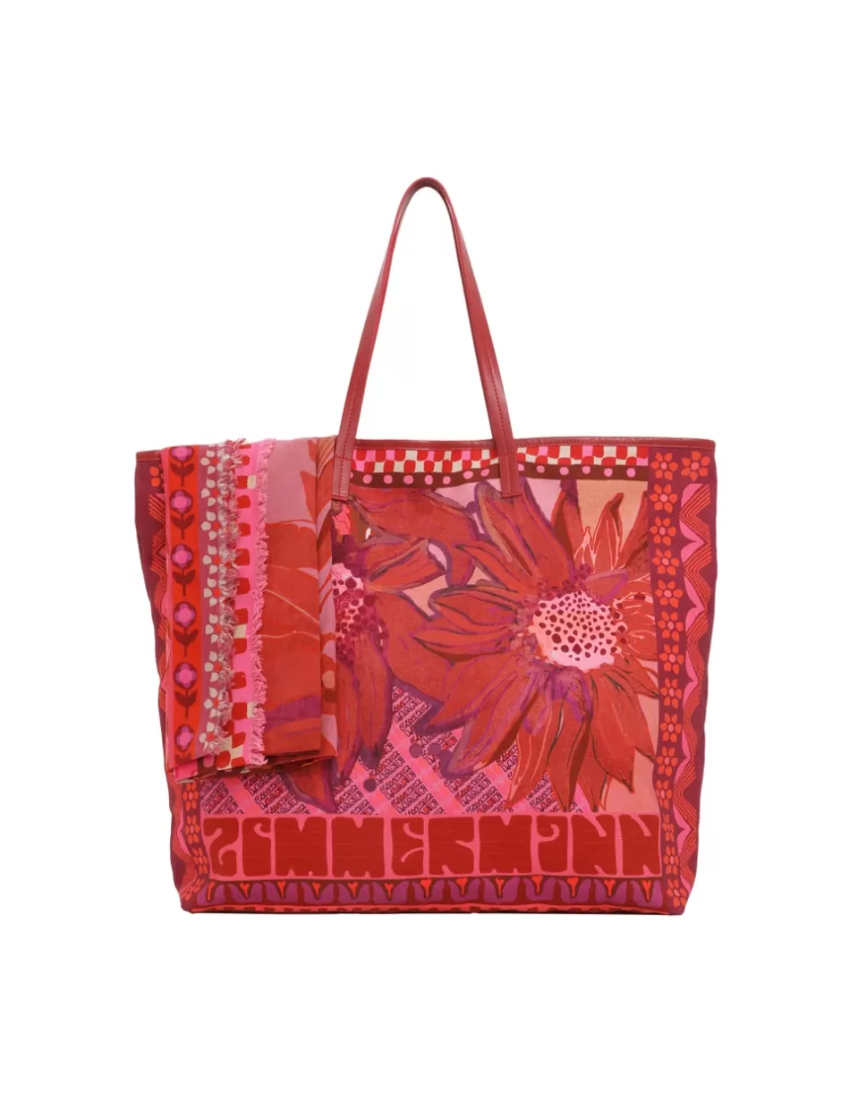 ZIMMERMANN Accessories | Towels & Pareos< () Summer Set Red