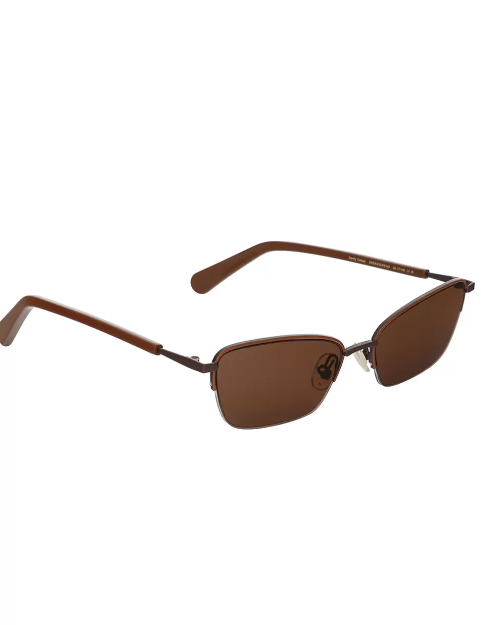 ZIMMERMANN Accessories | Sunglasses< Sandy Cateye Chocolate