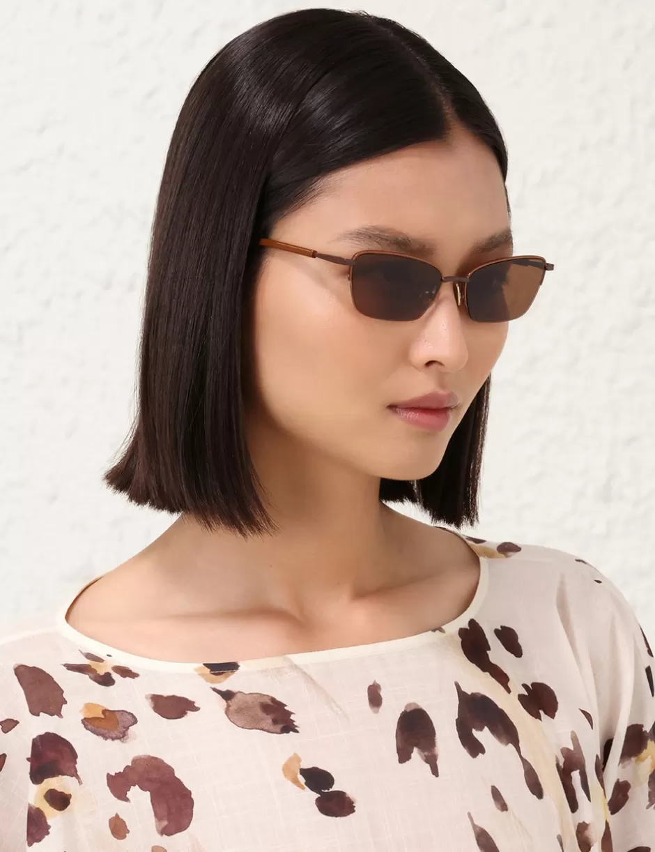 ZIMMERMANN Accessories | Sunglasses< Sandy Cateye Chocolate