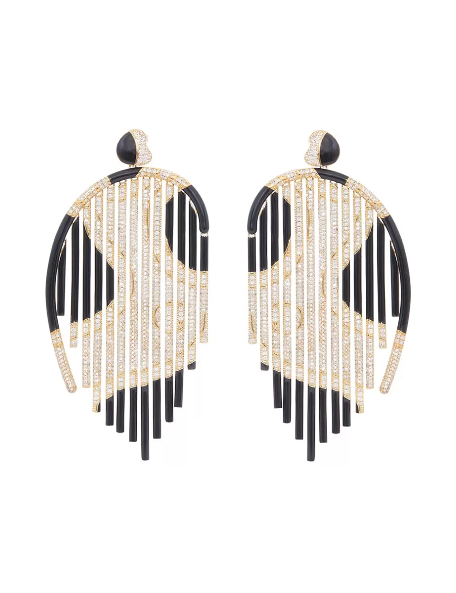 ZIMMERMANN Accessories | Jewellery< Stella Chandeliers Gold Black