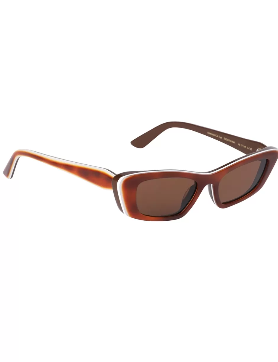 ZIMMERMANN Sunglasses< Uptempo Cat Eye Havana